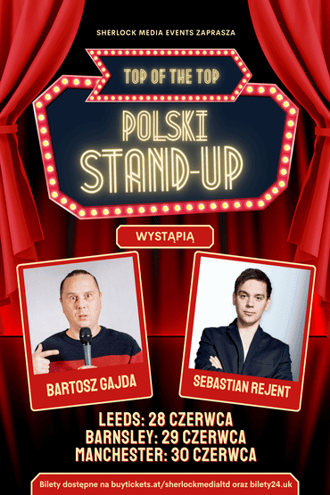 Polski Stand-up | LEEDS |  Sebastian Rejent oraz Bartosz Gajda.