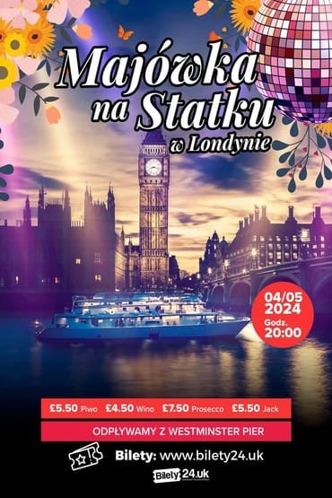Majówka na Statku | Londyn 2024