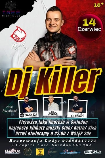 Polska Noc w Swindon ⭐️ Dj Killer ⭐️