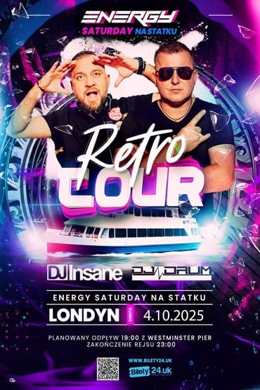 ENERGY SATURDAY NA STATKU! DJ Insane & DJ Drum Retro on Tour | Londyn 