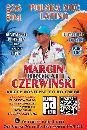 Polska Noc Latino w stylu Reggaeton ( Marcin Brokat Czerwiński Live).