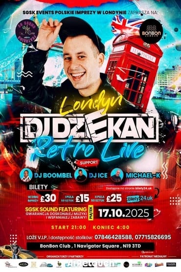 DJ DZIEKAN Retro Live w Londynie ☢️