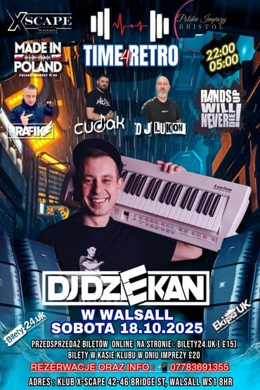 TIME 4 RETRO ☢️ DJ DZIEKAN W WALSALL