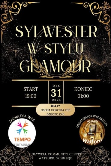 Sylwester w Stylu Glamour | Watford
