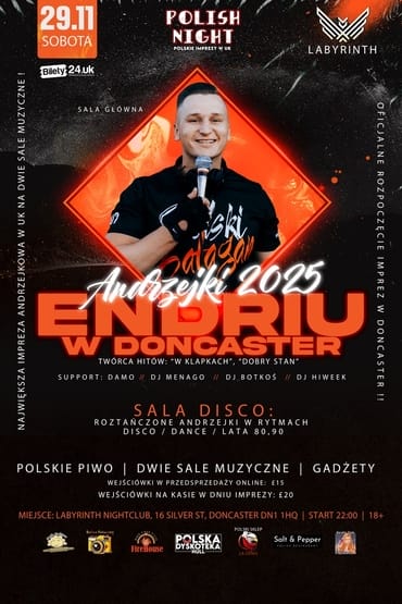 ANDRZEJKI W DONCASTER || ENDRIU 