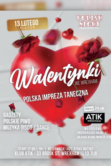 WALENTNKOWA IMPREZA WE WREXHAM !