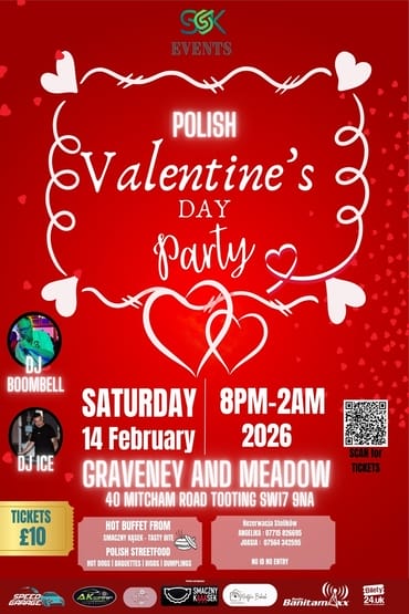 POLISH VALENTINE'S DAY PARTY TOOTING