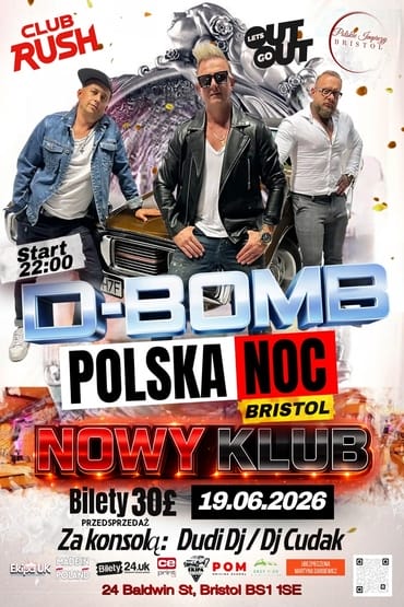 Koncert zespołu ⭐️ D - Bomb ⭐️ w Bristolu / Polska Noc 