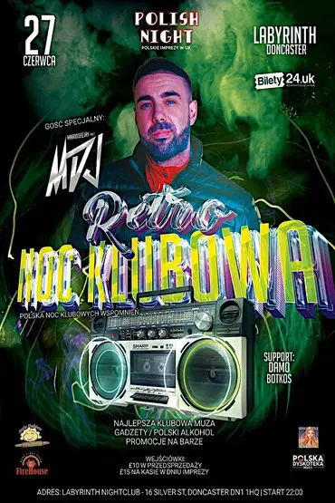 RETRO NOC KLUBOWA - DONCASTER 